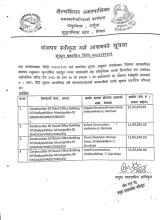 बोलपत्र स्वीकृत गर्ने आशयको सूचना